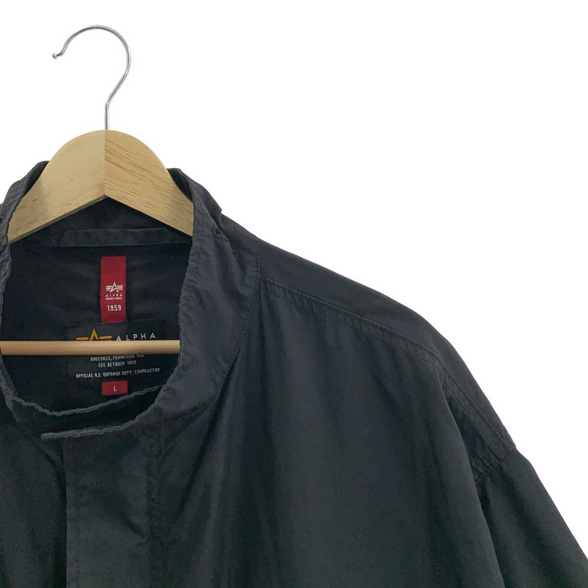 ALPHA INDUSTRIES / 알파 인더스트리즈 | 드로우 스트링 밀리터리 모드 코트 | L | 남성