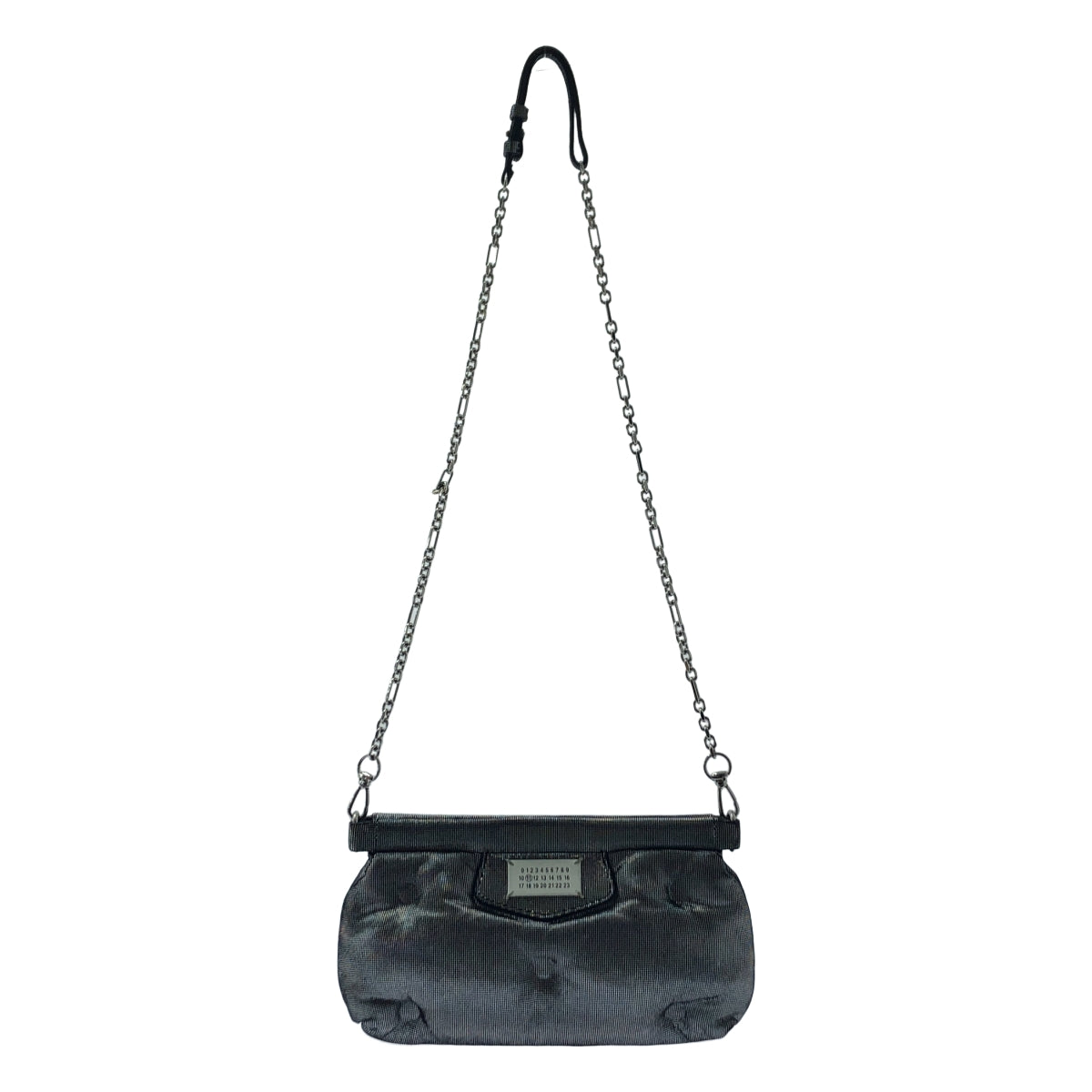 Maison Margiela / メゾンマルジェラ | 2019AW | GLAM SLAM グラムスラム メタリック レザー 2WAY ショルダーバッグ | シルバー | レディース