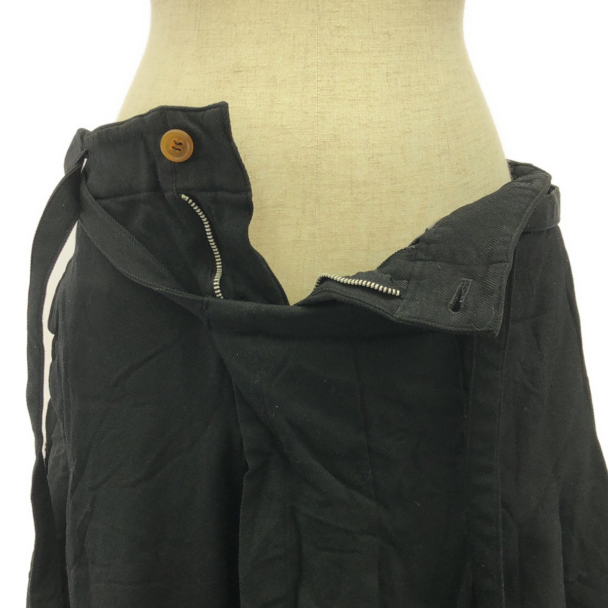 COMME des GARCONS | 2006AW | Product dyed pleated wrap pants | S | Women's