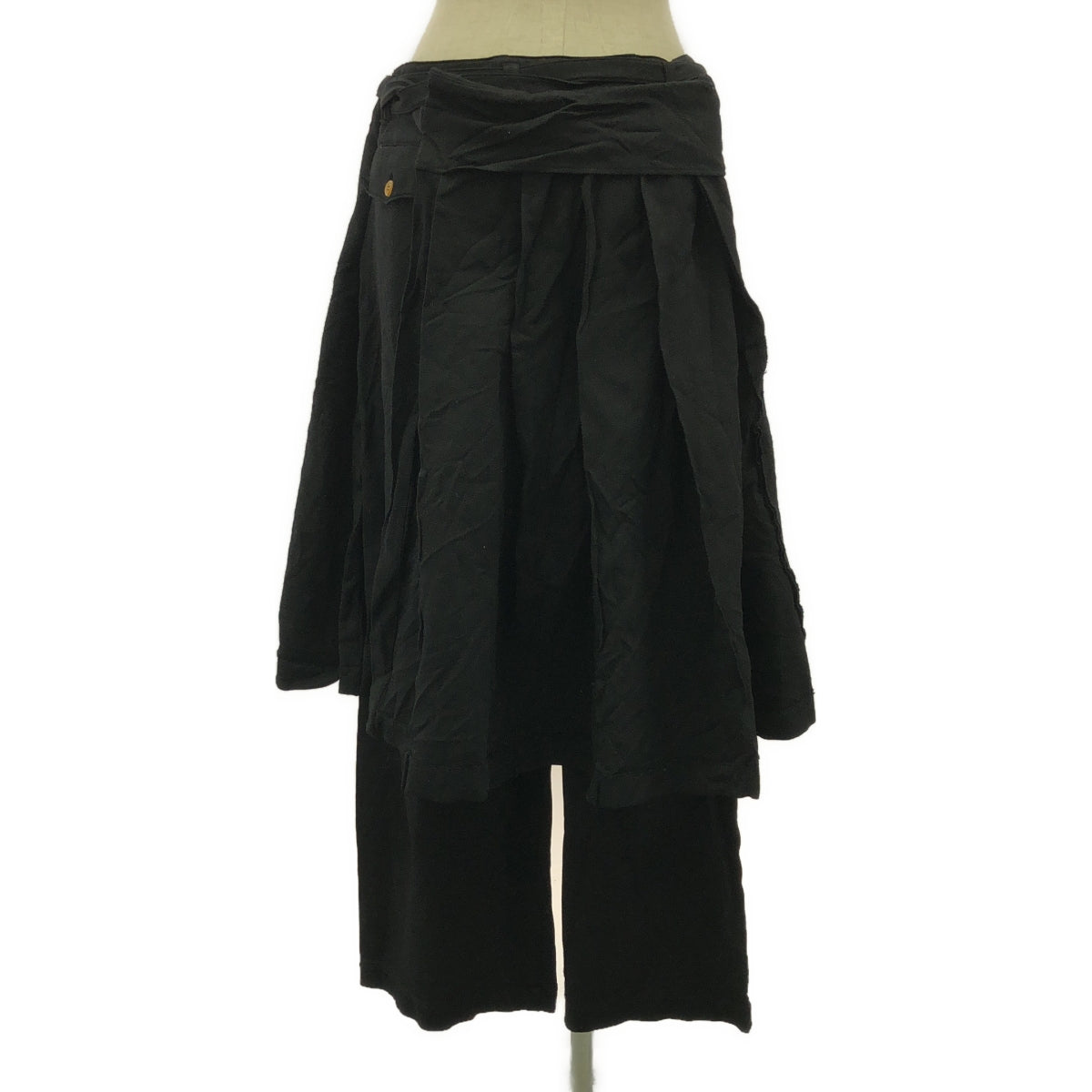 COMME des GARCONS | 2006AW | Product dyed pleated wrap pants | S | Women's
