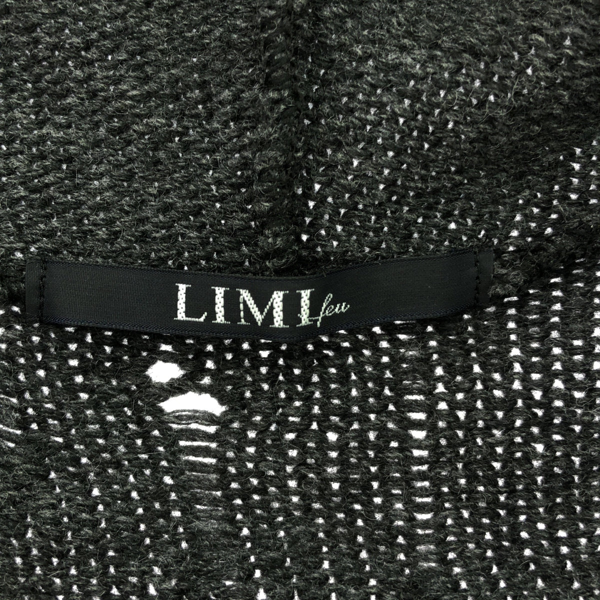 LIMI feu / Limifuu |雙針刺平紋針織 F 抽繩連身裙 | F |女性的