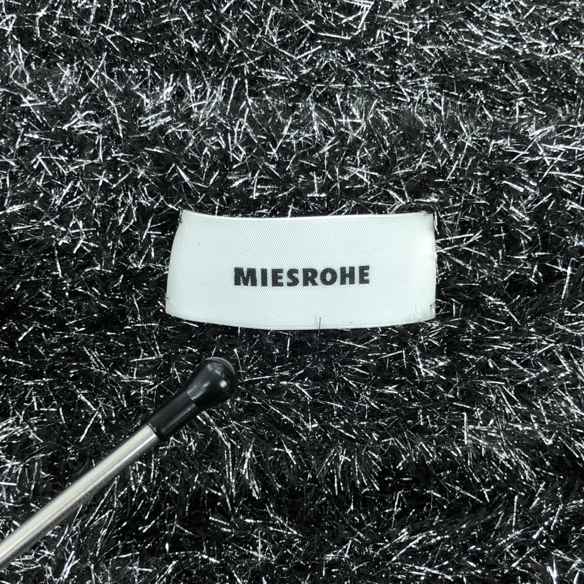 MIESROHE / ミースロエ | sustainable / ラメジャギー クルー ニット カーディガン | ONE SIZE | シルバー | レディース