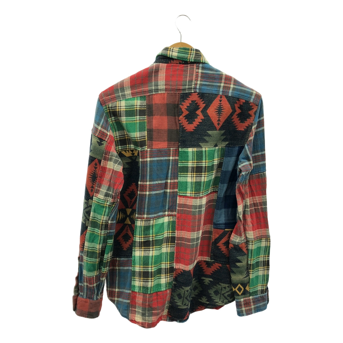 POLO RALPH LAUREN / 폴로랄프로렌 | 네이티브 무늬 패치워크 셔츠 | XS |