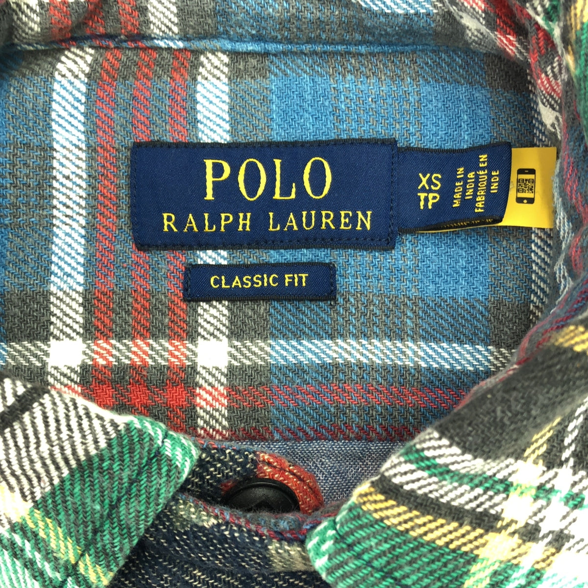 POLO RALPH LAUREN / 폴로랄프로렌 | 네이티브 무늬 패치워크 셔츠 | XS |