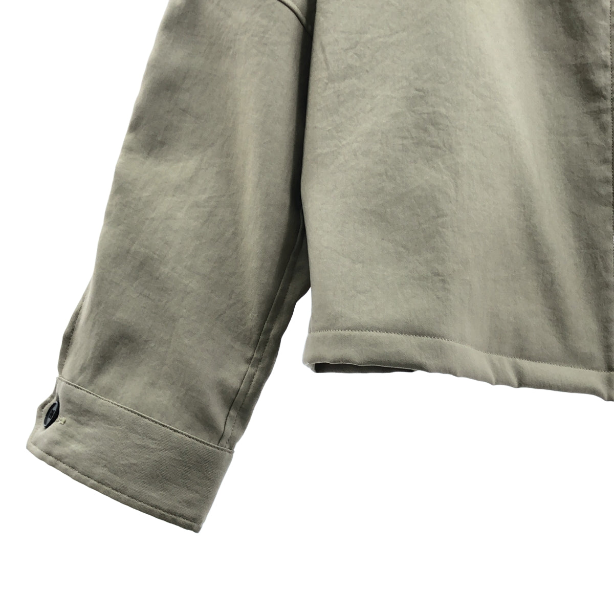 JieDa / 지에다 | DRAPING CHINO ZIP JACKET | 2 | 베이지 | 남성