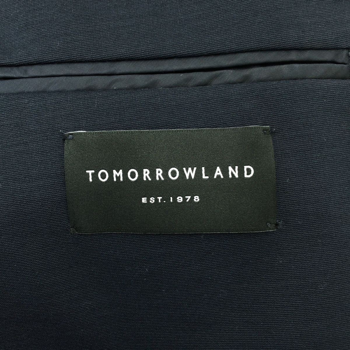 TOMORROWLAND / トゥモローランド | 2024AW | ストレッチポンチ シングルブレステッド2Bジャケット | 48 | メンズ