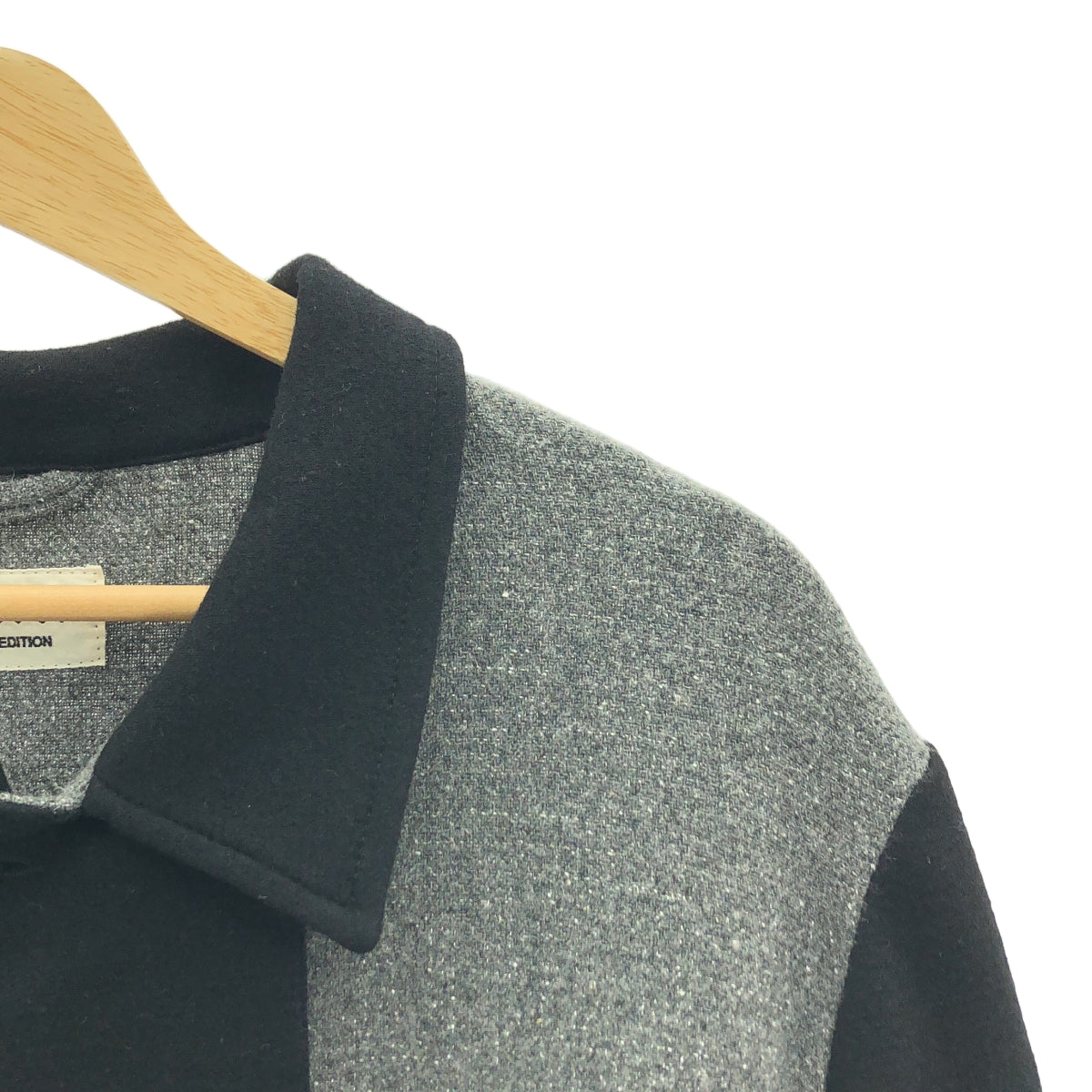 FRANK LEDER / フランクリーダー | VINTAGE FABRIC EDITON / ウールバイカラー ワークジャケット | M | メンズ