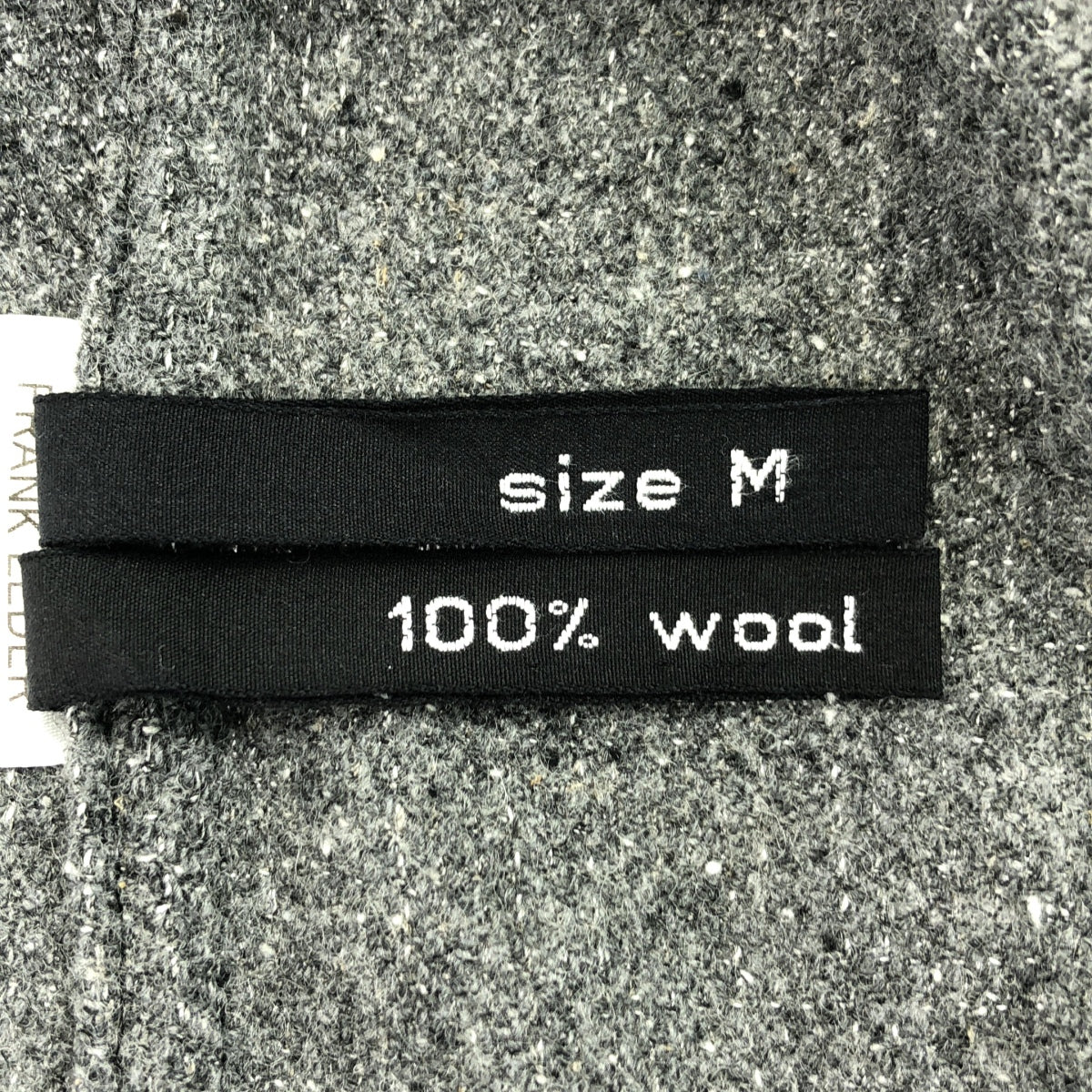 FRANK LEDER / フランクリーダー | VINTAGE FABRIC EDITON / ウールバイカラー ワークジャケット | M | メンズ