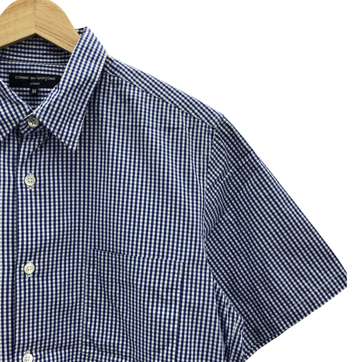 COMME des GARCONS HOMME | 2007SS | Gingham check cotton shirt | M | Men's