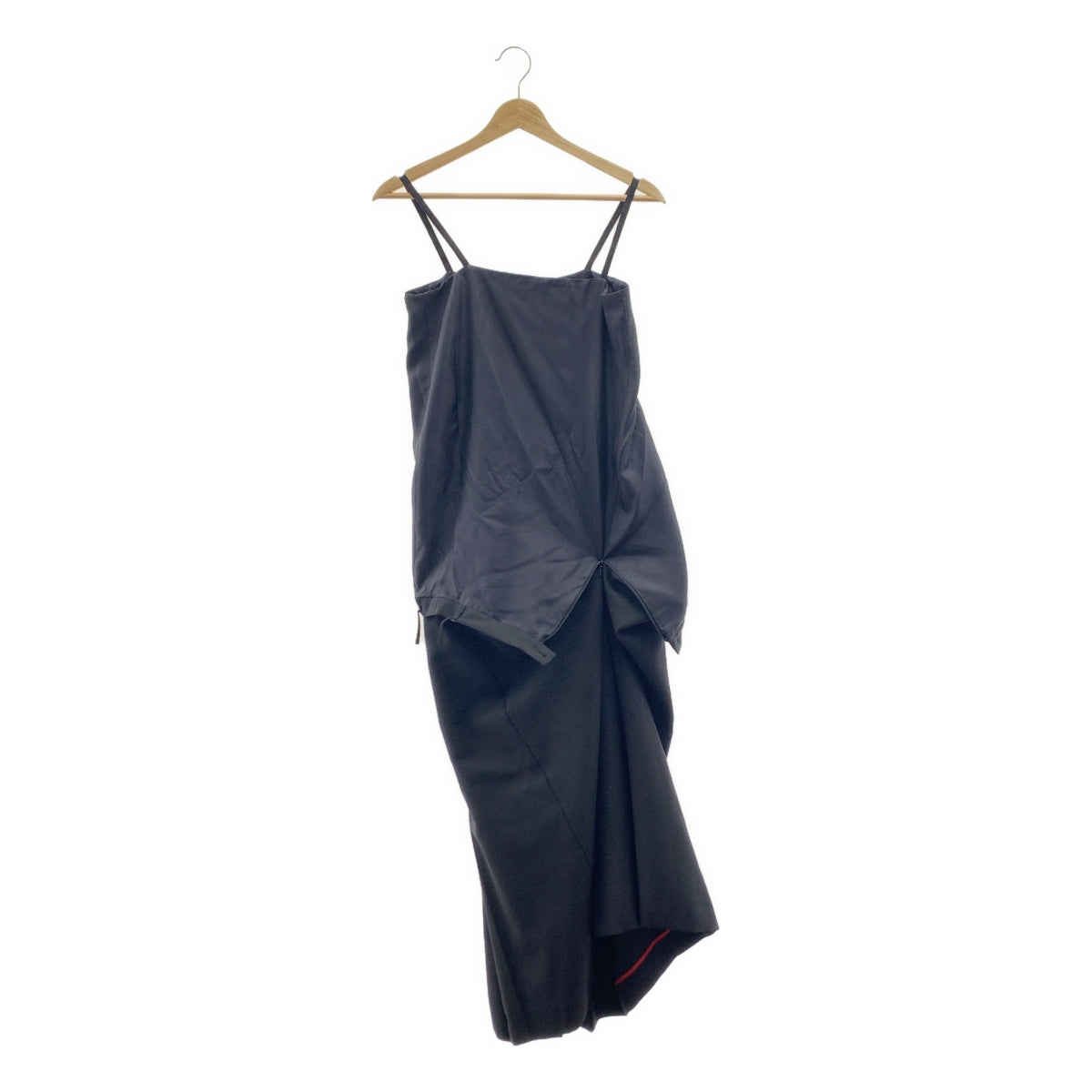 Maison Margiela | 2022AW | 絲綢、玫瑰色羊毛、混合材質、交替變形、再加工羊毛連身裙 | 36 | 女裝
