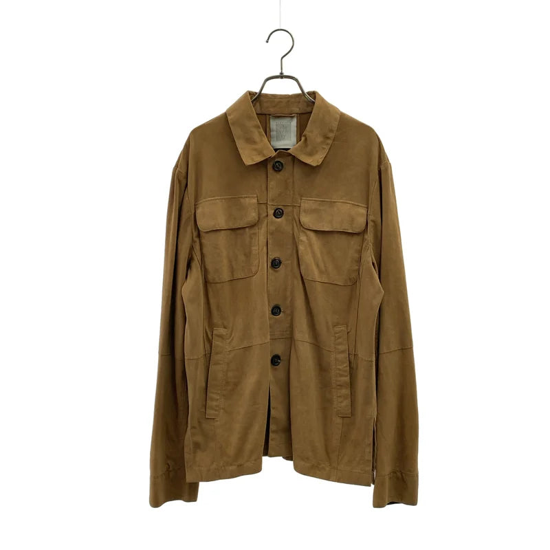 eleventy(イレブンティ) ジャケット eleventy / イレブンティ | 山羊革 レザー ジップ シャツ ジャケット