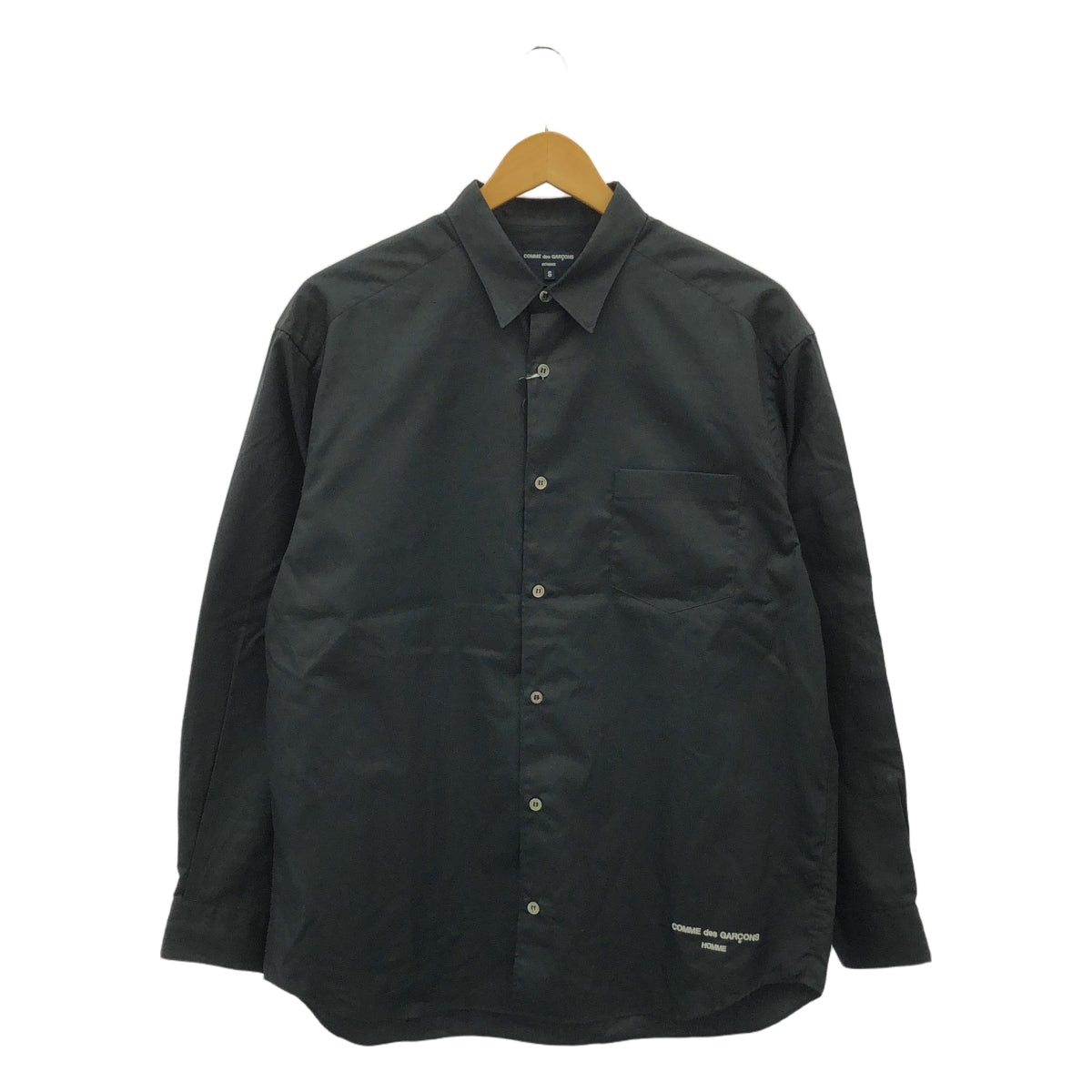 COMME des GARCONS HOMME / 컴데 갤슨 옴므 | 2024AW | 코튼 브로드 L / S 셔츠 | S | 남성