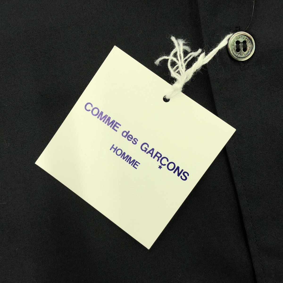 COMME des GARCONS HOMME / 컴데 갤슨 옴므 | 2024AW | 코튼 브로드 L / S 셔츠 | S | 남성