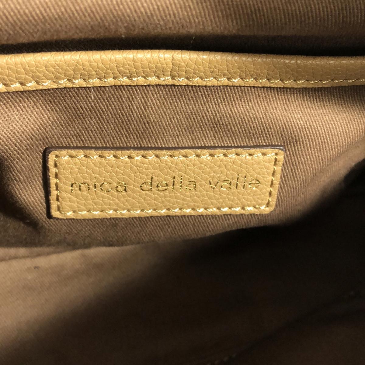 【美品】 NOBLE / ノーブル | 2023AW | 【mica della valle】cilindro ショルダーバッグ | ライトブラウン | レディース