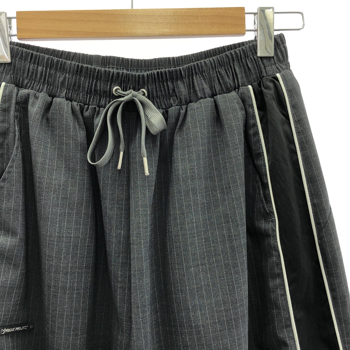 【美品】 PRANK PROJECT / プランクプロジェクト | Worsted Combi Side Line Track Pants トラックパンツ | 38 | グレー | レディース