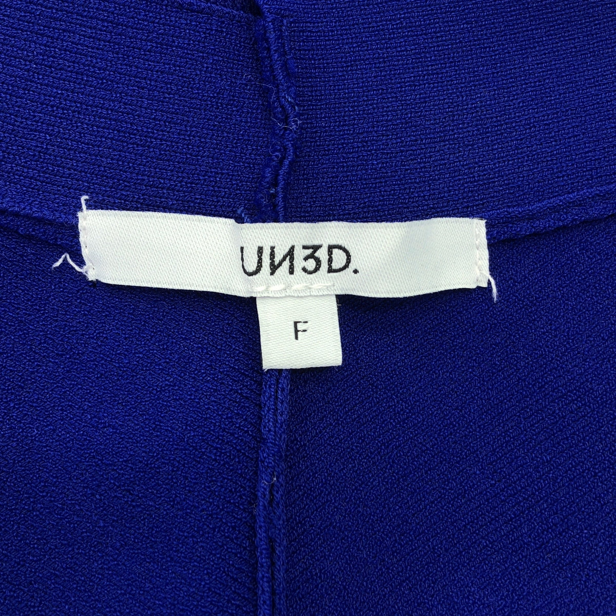 【미품】 UN3D / 앤슬리드 | OVER CD / 오버카데 니트 | F | 블루 | 여성