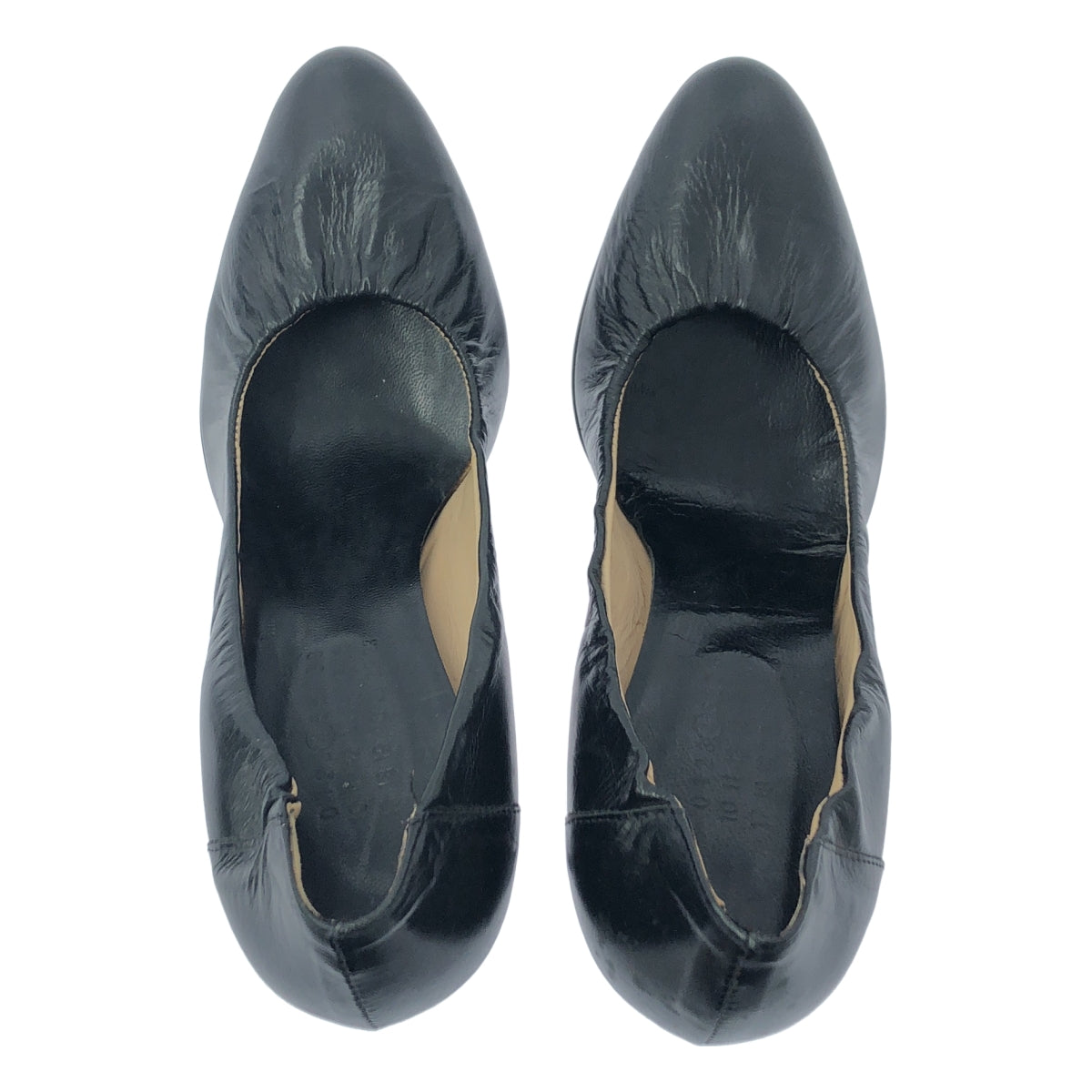 Martin Margiela | 褶飾皮革高跟鞋 | 尺寸 38 | 女款