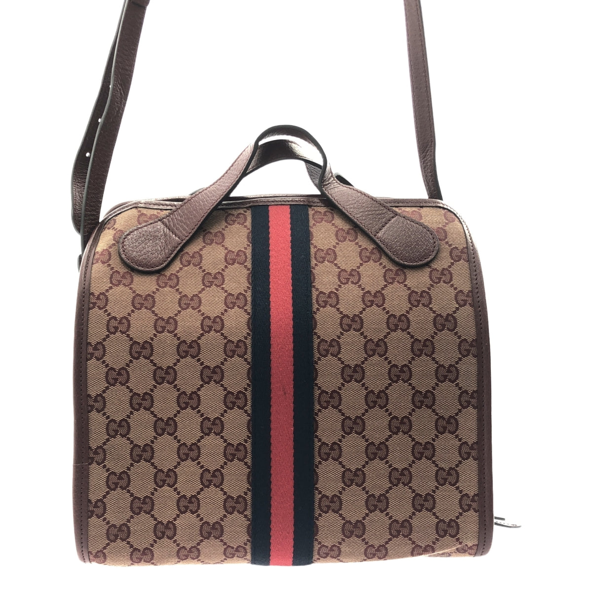 【미품】 GUCCI / 구찌 | 오피디아 GG 캔버스 숄더백 | 레드 시스템 | 여성