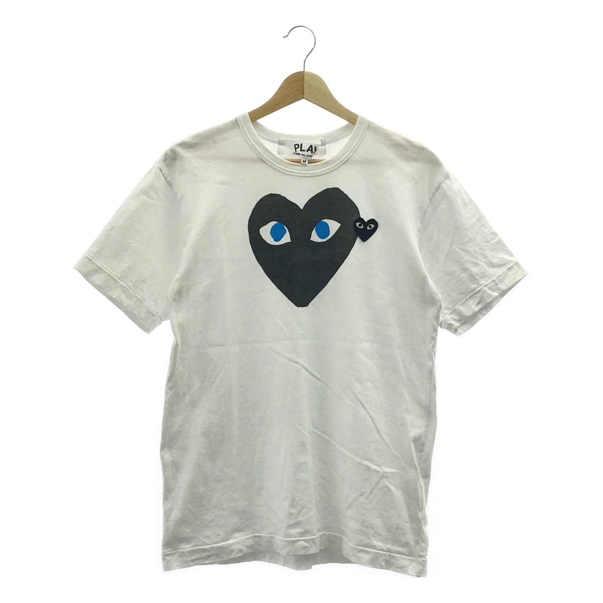PLAY COMME des GARCONS / プレイコムデギャルソン | AD2023/5 | コットン ビッグハート プリント Tシャツ カットソー | M | レディース
