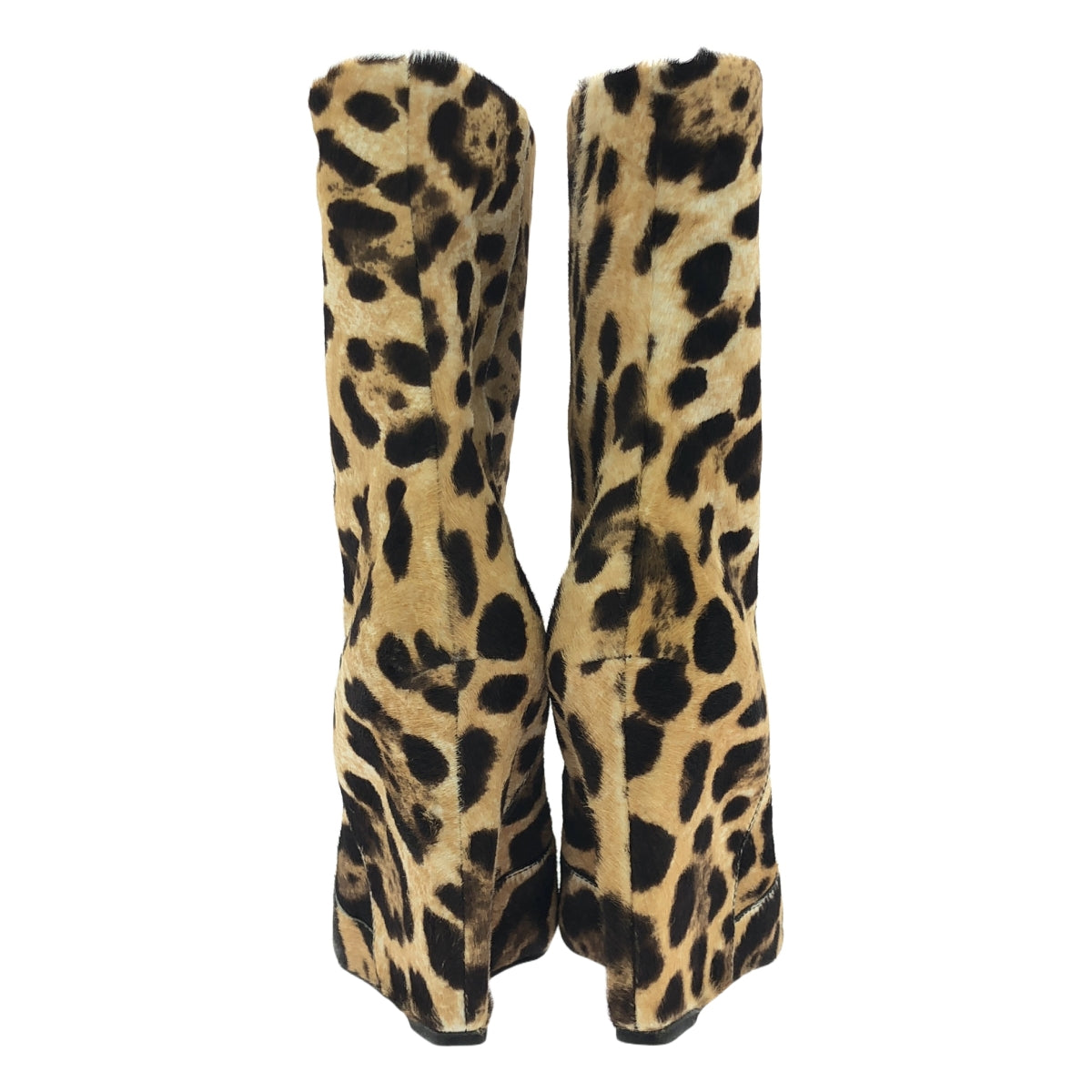 Giuseppe Zanotti | Leopard print short boots in pony leather | Size 37 | Women's
