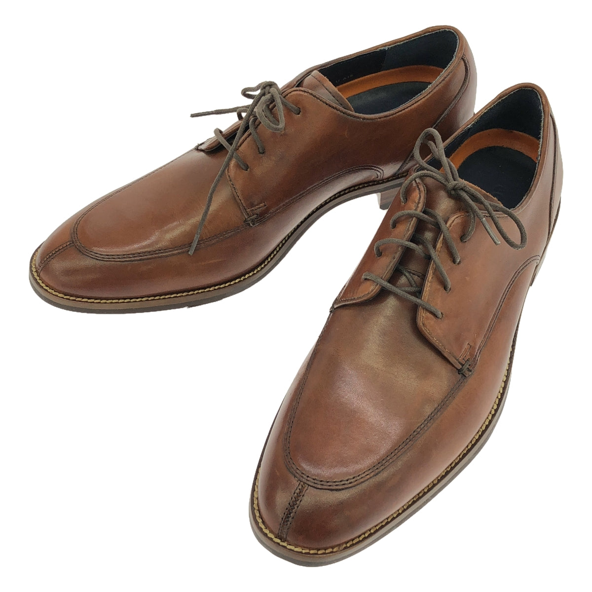 【美品】 COLE HAAN / コールハーン | C11629 LENOX HILL SPLIT OX レザー ドレスシューズ | 8 M | ブラウン | メンズ