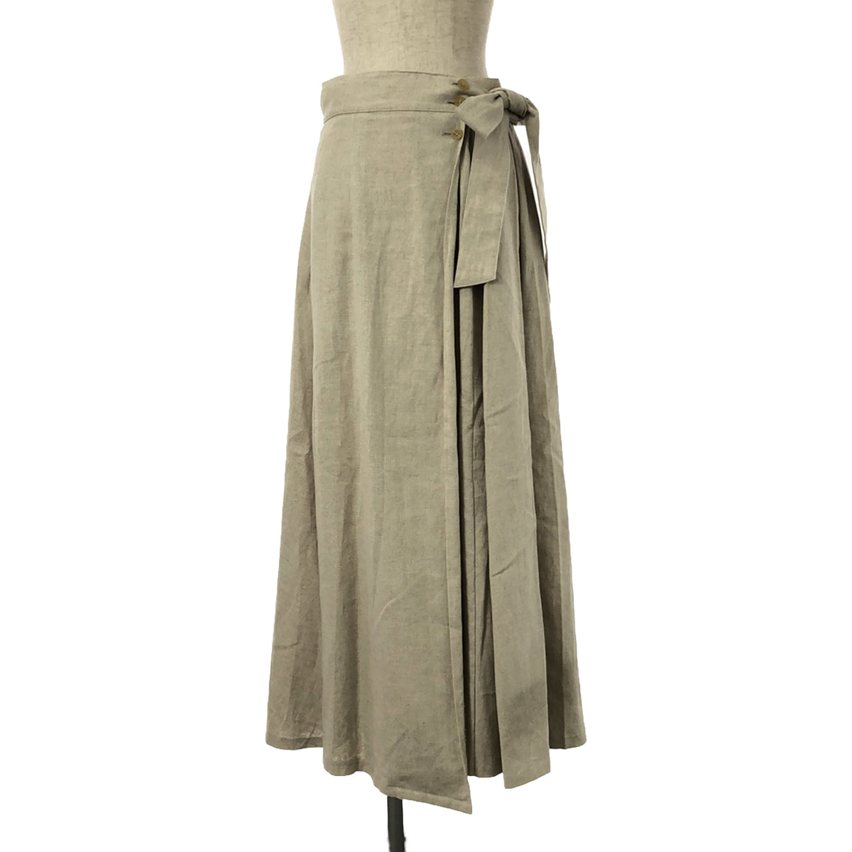foufou / フーフー | linen wrap tuck skirt リネンラップタックスカート | 1 | レディース – KLD