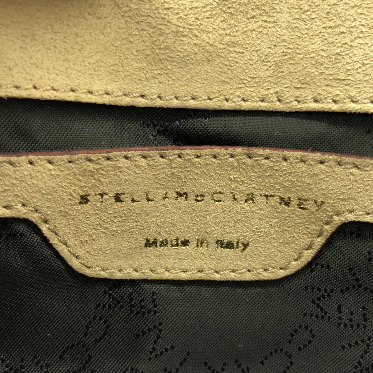 STELLA McCARTNEY / ステラマッカートニー | クロコ型押し スクエア ハンドバッグ | ピンクベージュ | レディース