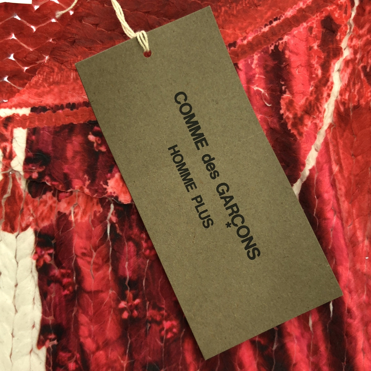 【美品】 COMME des GARCONS HOMME PLUS / コムデギャルソンオムプリュス | 2024SS | グラフィックデザイン ニット 半袖 ポロシャツ | M | マルチカラー | メンズ