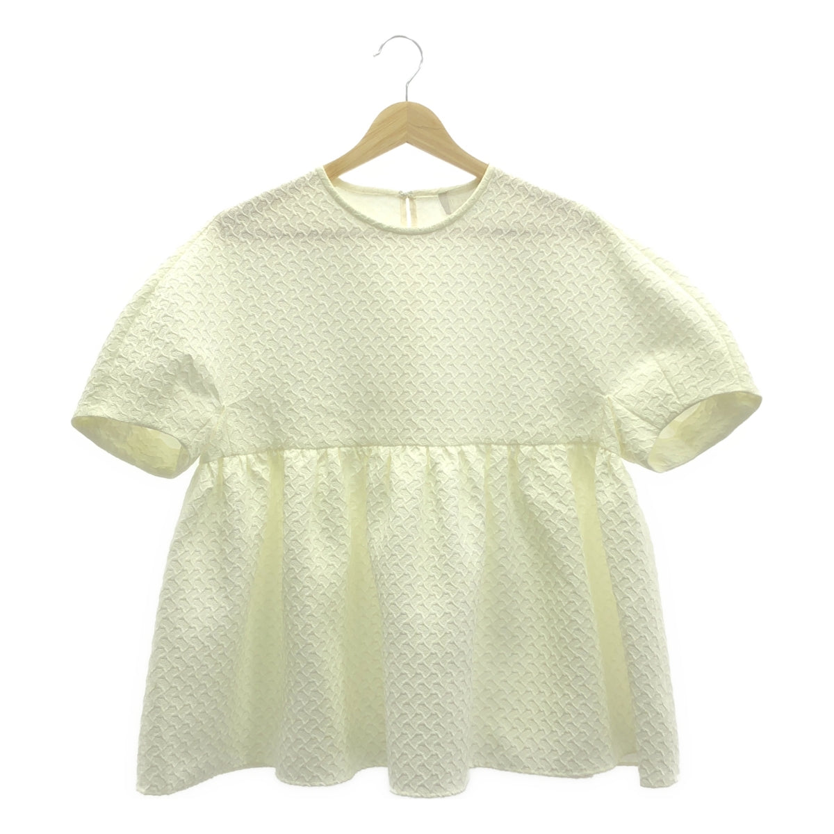 Tomorrowland BALLSEY | 2023SS | Paisley Matelasse Peplum Blouse | 36 | Women's