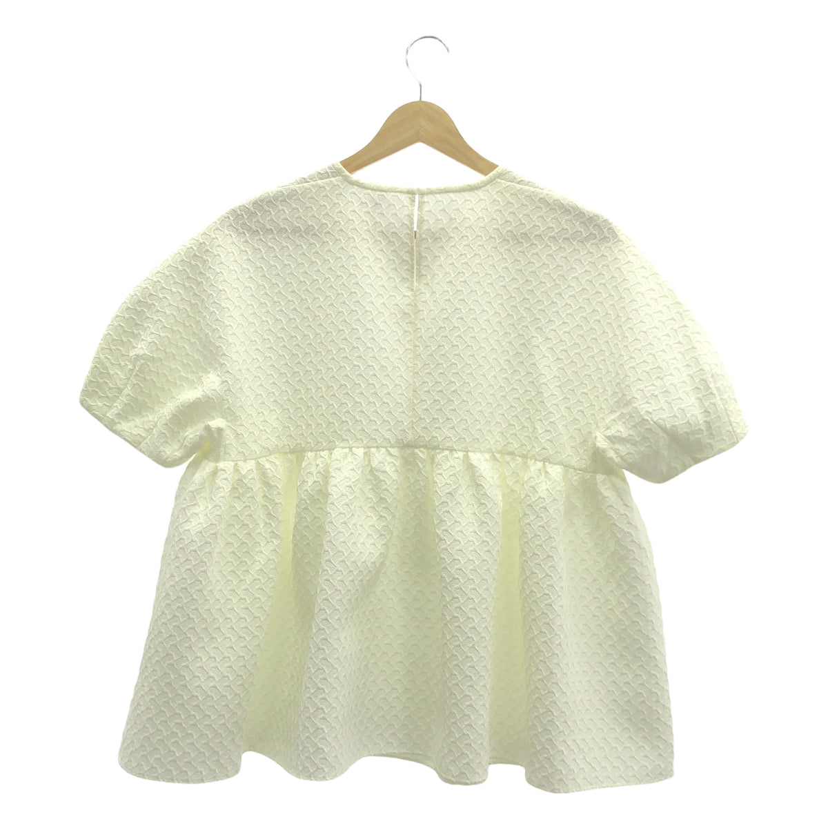 Tomorrowland BALLSEY | 2023SS | Paisley Matelasse Peplum Blouse | 36 | Women's