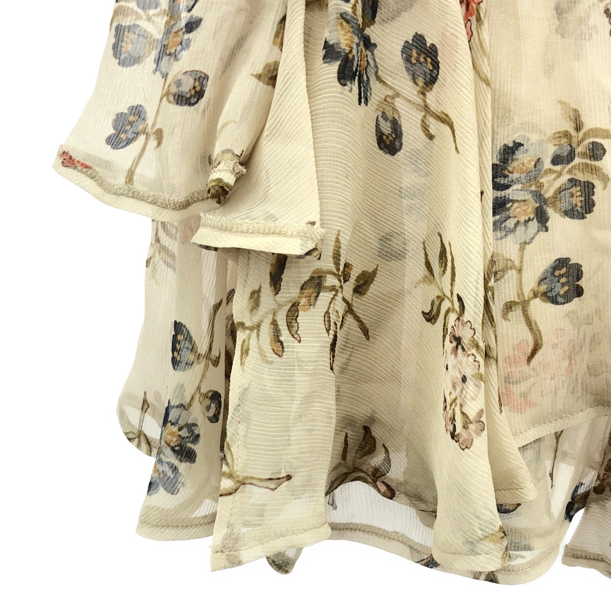 tricot COMME des GARCONS | 2017AW | Flower print sheer sleeveless blouse | M | Women's