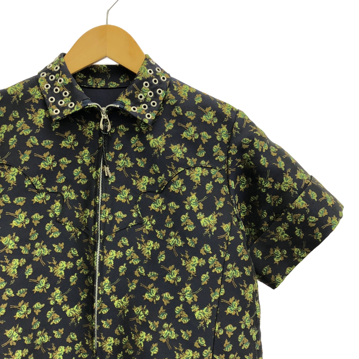 TOGA PULLA / トーガプルラ | FLOWER JAQUARD MINI DRESS ワンピース | 36 | レディース