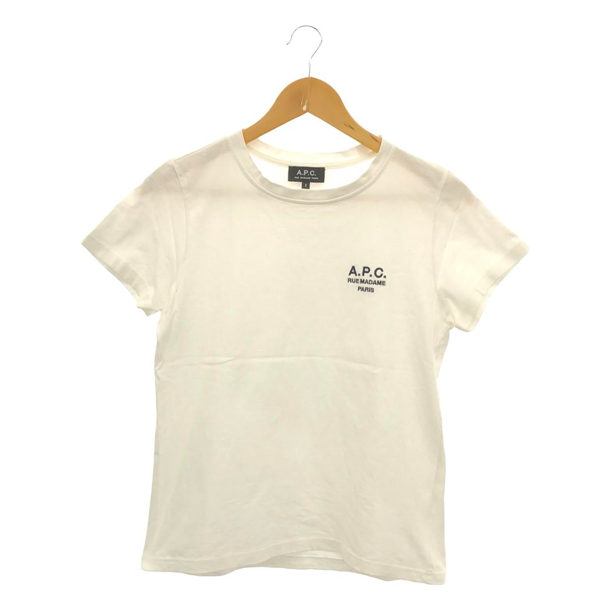 A.P.C. / アーペーセー | ロゴ刺しゅう クルーネックTシャツ | S | レディース – KLD