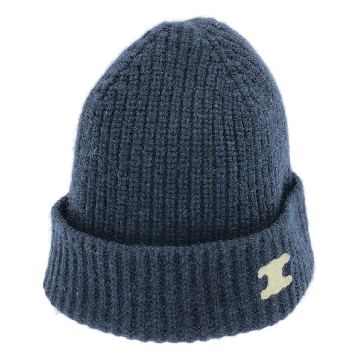 CELINE / Celine | TRIOMPHE BEANIE IN HERITAGE CASHMERE / Cashmere Triomphe Beanie Knit Cap Hat / Unisex | TU | Others