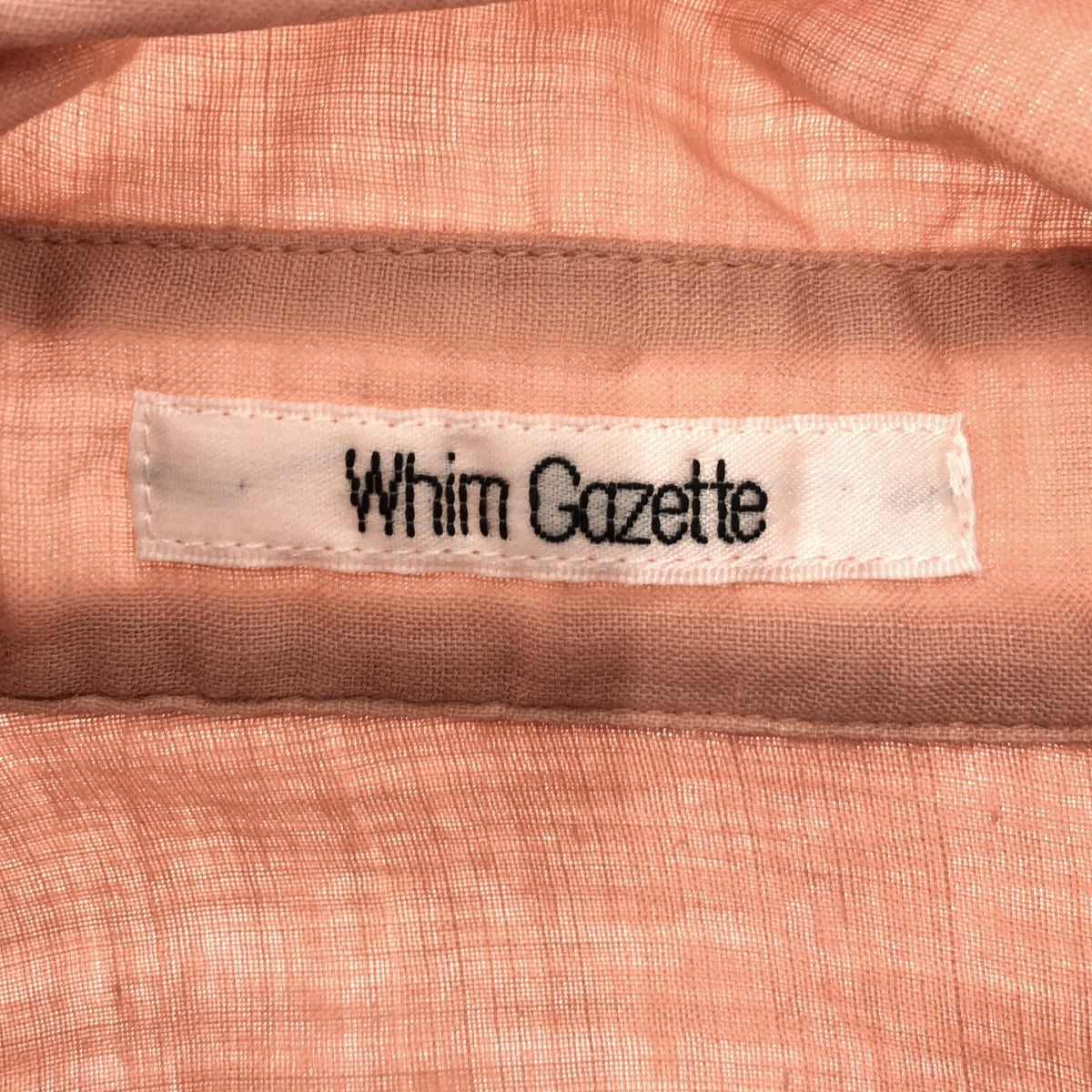 Whim Gazette / 윙가젯 | 2024SS | 린넨 라미 셔츠 | F | 여성