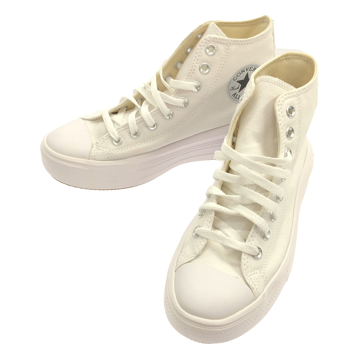 【美品】 CONVERSE / コンバース | ALL STAR Move White HI CUT 568498C スニーカー | 25 | ホワイト | レディース