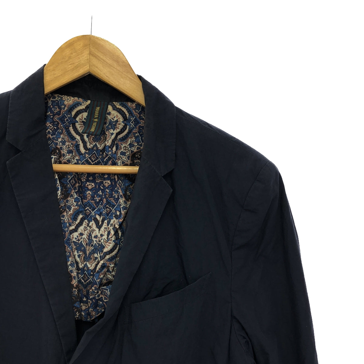 MIHARA YASUHIRO | Set-up Cotton Typewriter 2B Tailored Jacket / Cargo Pants | 46 | Navy | Men's