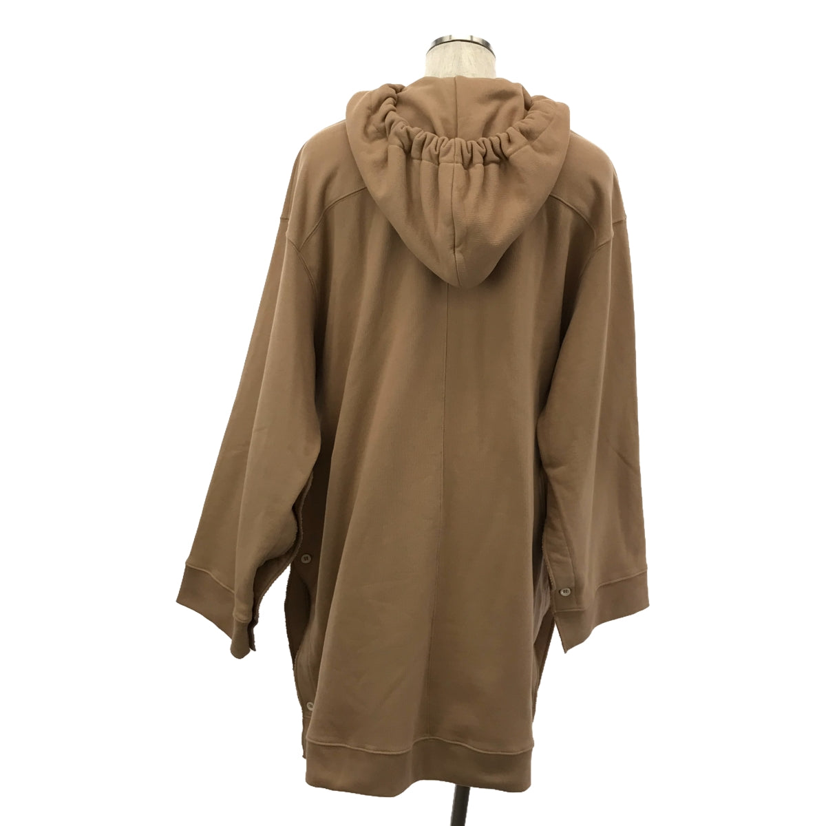【美品】 DRIES VAN NOTEN / ドリスヴァンノッテン | 2021AW | HANNEMAN 3612 M.K.HOODIE オーバーサイズ スウェット フーディ パーカー ユニセックス | S | ベージュ | メンズ