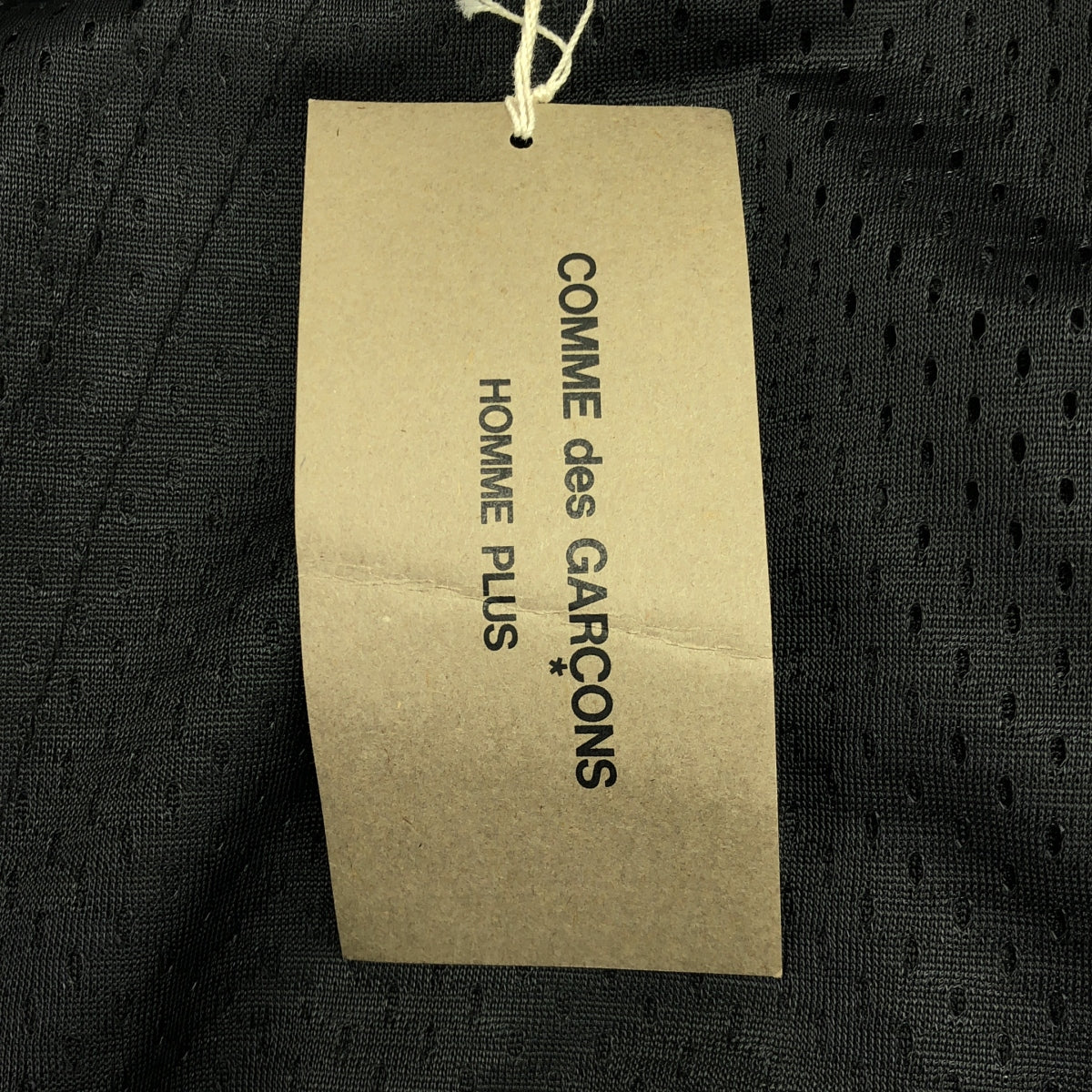 【美品】 COMME des GARCONS HOMME PLUS / コムデギャルソンオムプリュス | 2024SS | メッシュ ロング カットソー | M | ブラック | メンズ