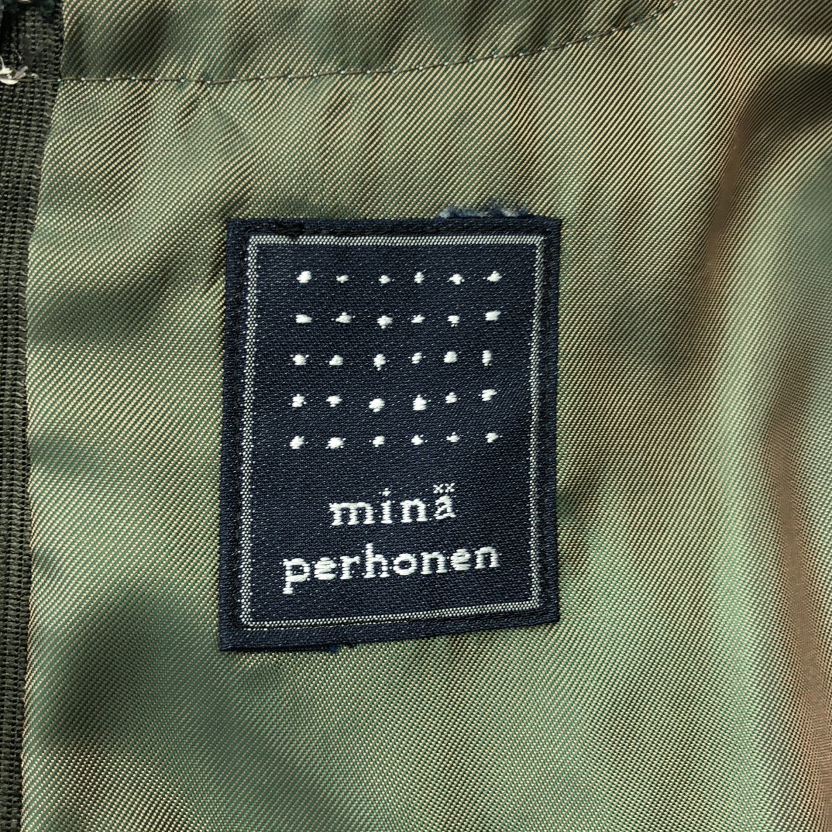 mina perhonen | 2007AW | nomade / 刺繡緞帶洋裝 / 全襯裡 | 38 | 女款