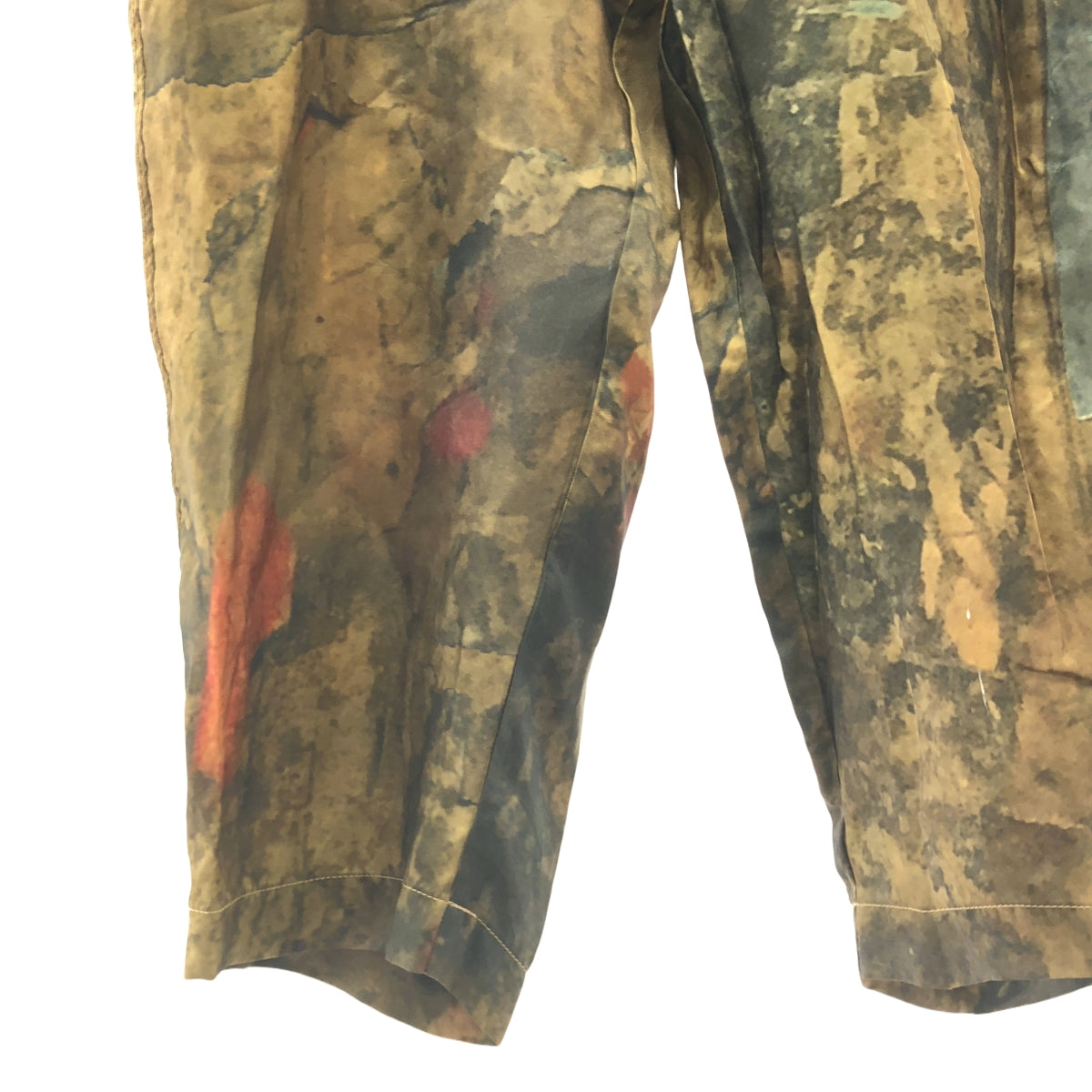 UMA WANG / ユマワン | 2021SS | PIGIAMA PANTS / 総柄 スラックス パンツ | S | メンズ