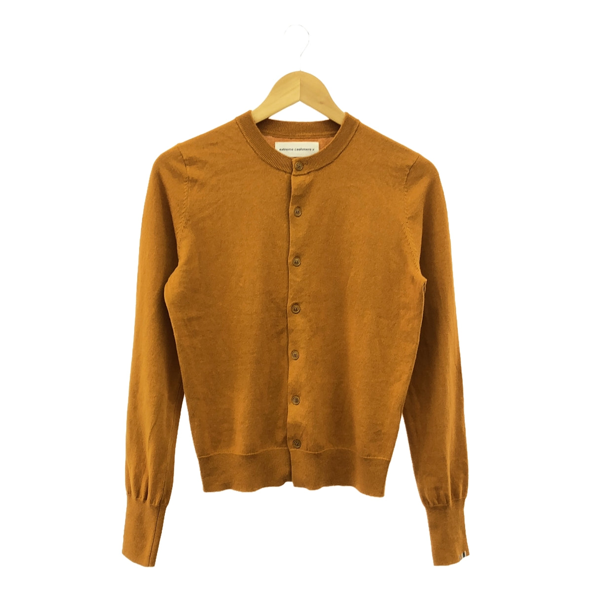 extreme cashmere / エクストリームカシミヤ | Little Bit Cotton Cashmere Cardigan カーディガン | オレンジ | レディース