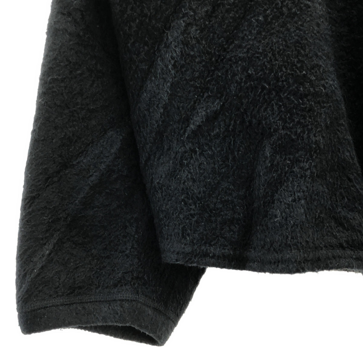 COMOLI / コモリ | 2020AW | シルクフリース 長袖クルー | 2 | ブラック | メンズ