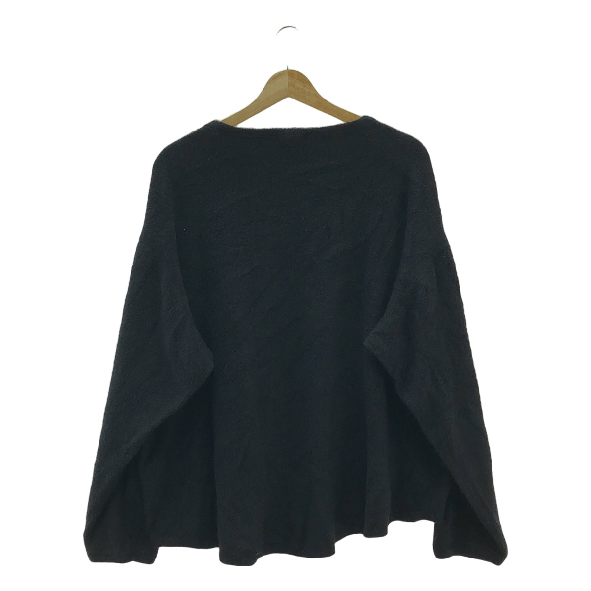 COMOLI / コモリ | 2020AW | シルクフリース 長袖クルー | 2 | ブラック | メンズ