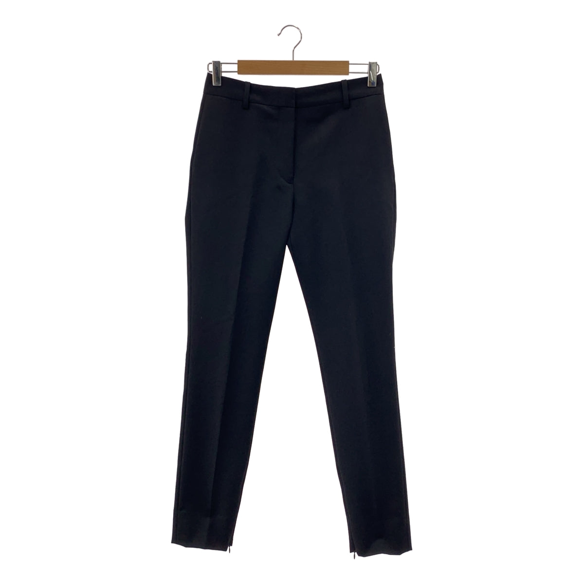 Deuxieme Classe / ドゥーズィエムクラス | Wool Mohair Sleeve Zip Straight Pants ウール モヘア 裾ジップ ストレートパンツ | 36 | レディース