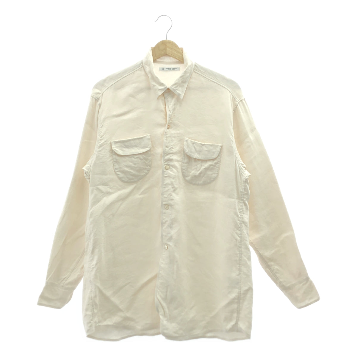 MAATEE&SONS / Marty & Sons | NOT A PLAIN SHIRTS 亞麻真絲雙層編織襯衫 | 2 | 男款
