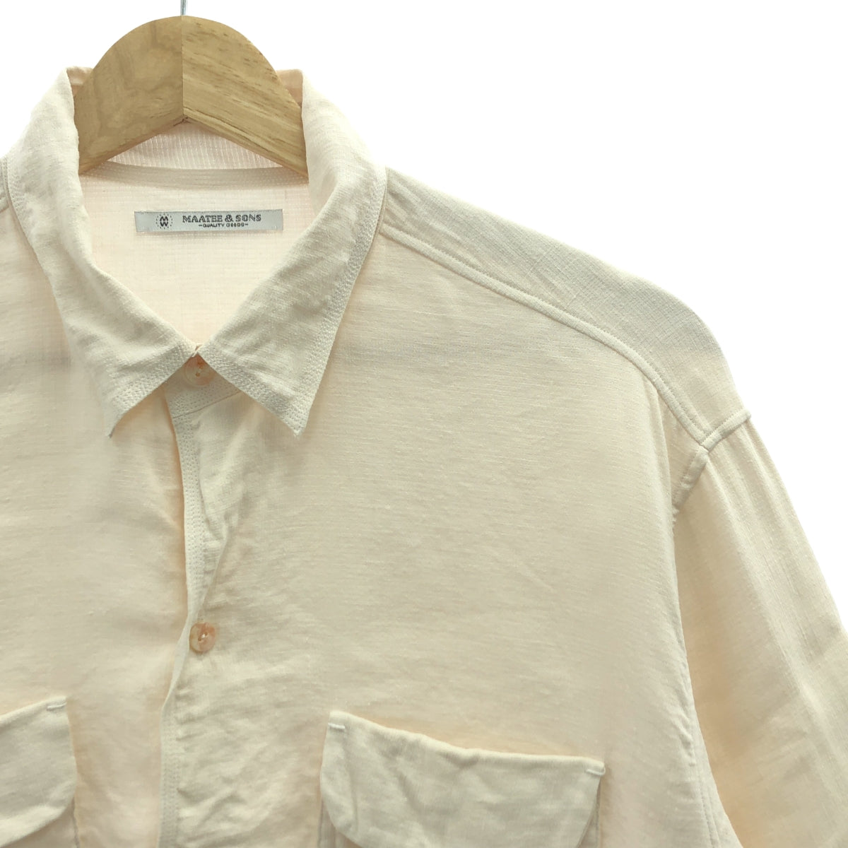 MAATEE&SONS / Marty & Sons | NOT A PLAIN SHIRTS 亞麻真絲雙層編織襯衫 | 2 | 男款