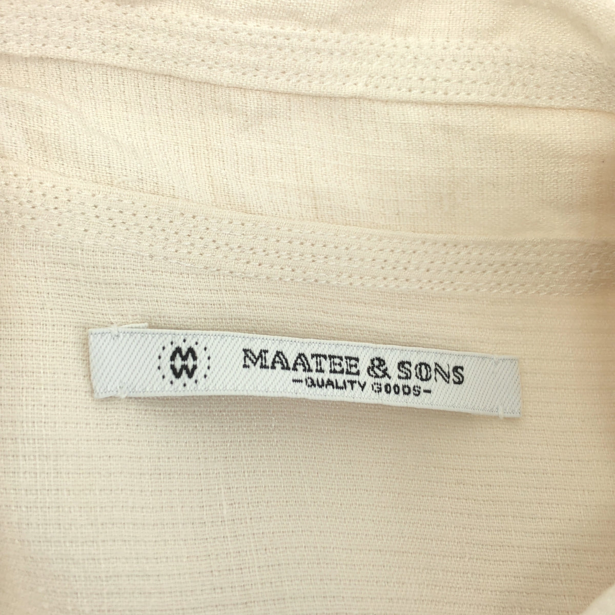 MAATEE&SONS / Marty & Sons | NOT A PLAIN SHIRTS 亞麻真絲雙層編織襯衫 | 2 | 男款