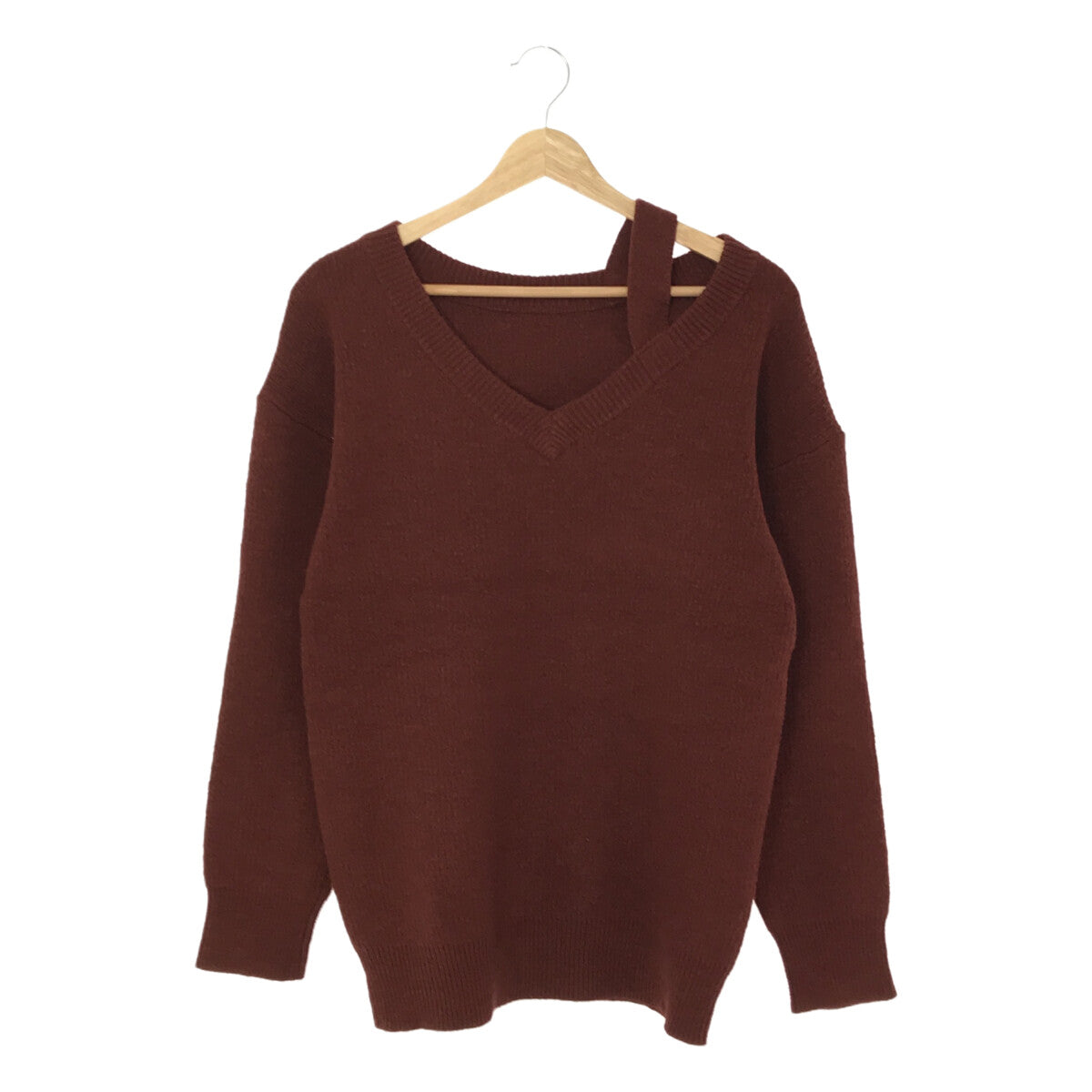 6(ROKU) BEAUTY&YOUTH / ロクビューティーアンドユース | V NECK KNIT PULLOVER / コットン ニッ – KLD