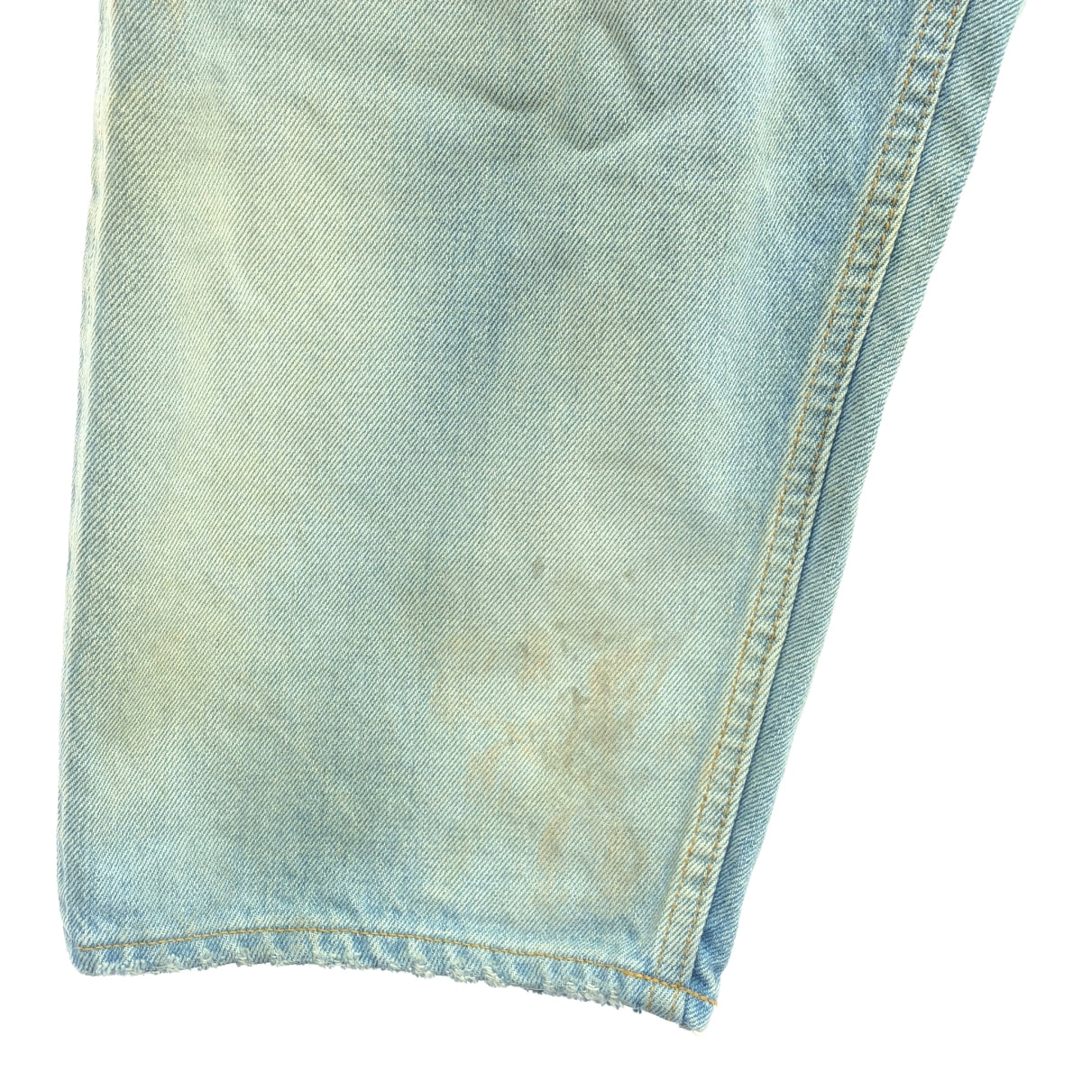 ANCELLM / 안셀름 | AGING SELVEDGE TAPERED 5P DENIM PANTS 에이징 가공 세르빗치 테이파드 5P 데님 팬츠 | 1 | 라이트 인디고 | 남성